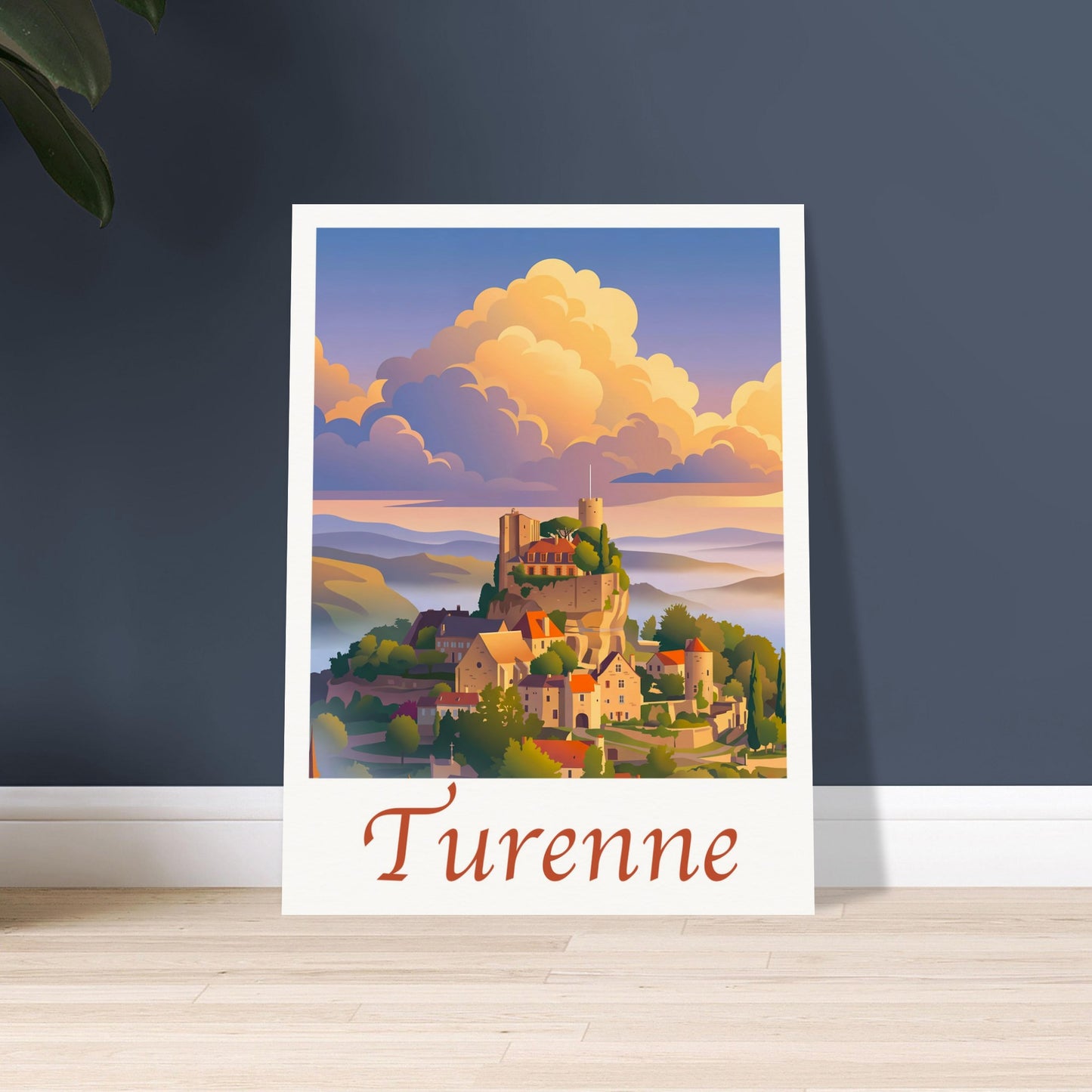 Affiche Turenne, mise en situation dans un intérieur (vue 2)