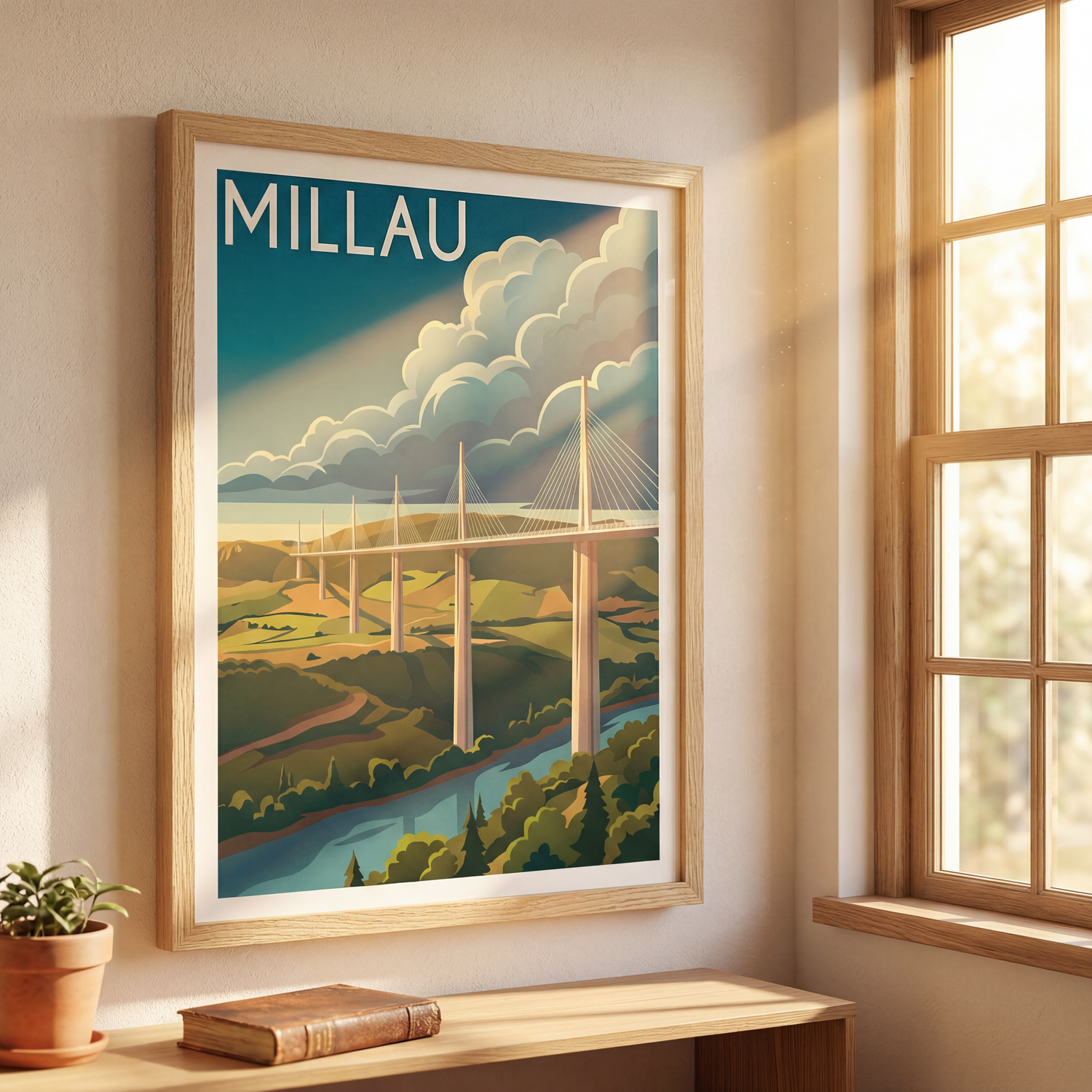Affiche millau mockup