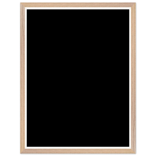 Affiche illustrée Collines de sable rouge Encadrée — poster rétro, impression beaux-arts 250g