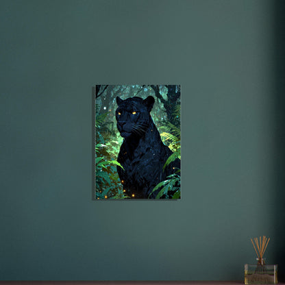Affiche Panthère noire, mise en situation dans un intérieur (vue 3)