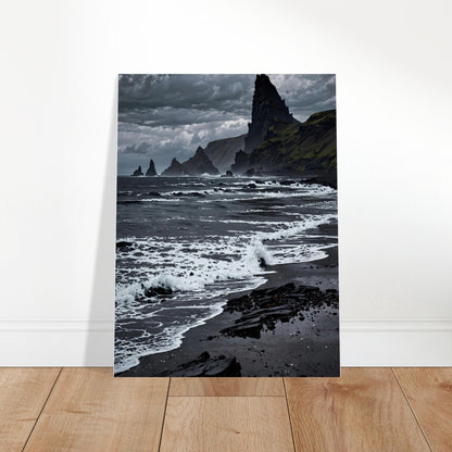 Affiche Plage de Sable Noir, mise en situation dans un intérieur (vue 2)