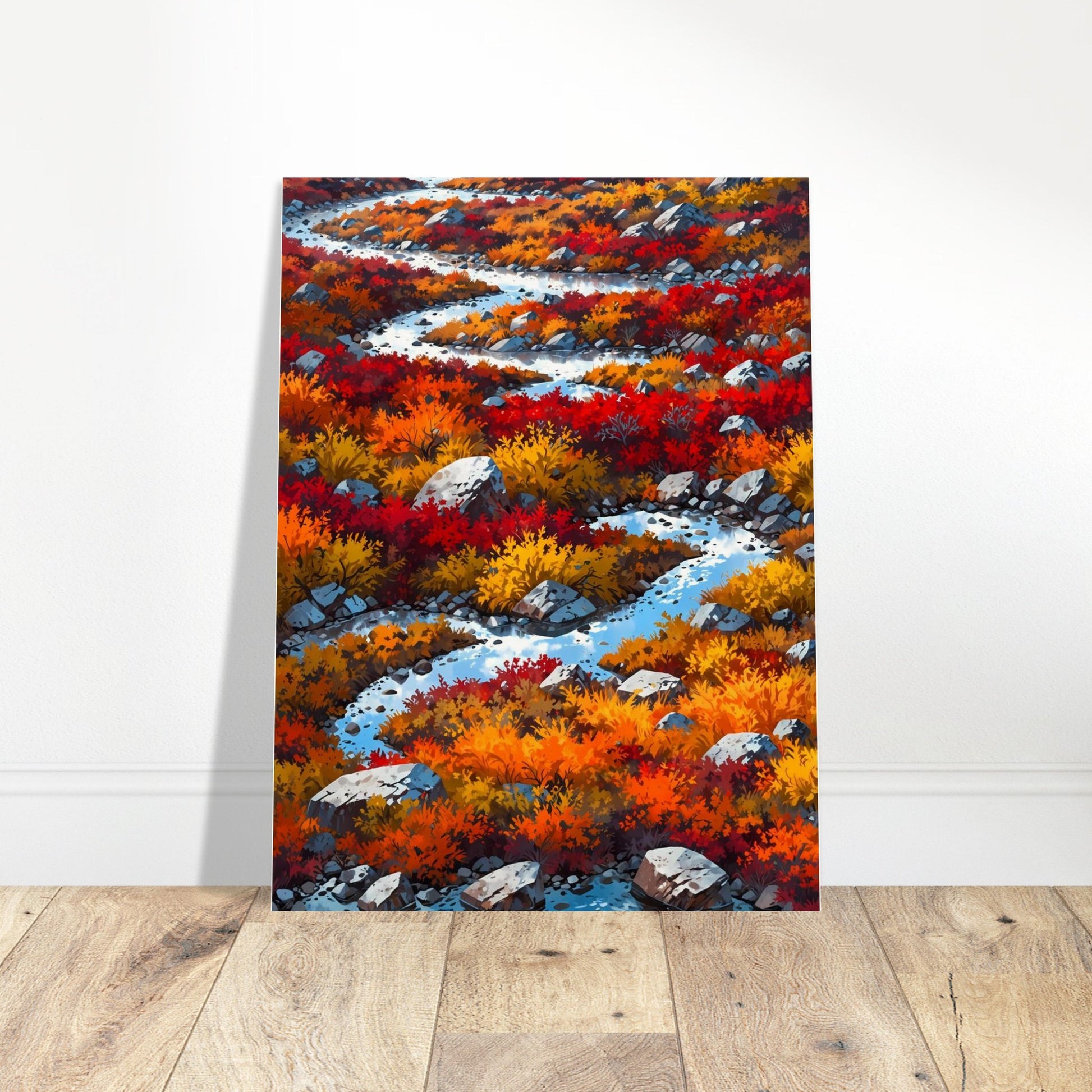 Affiche Toundra en Automne, mise en situation dans un intérieur