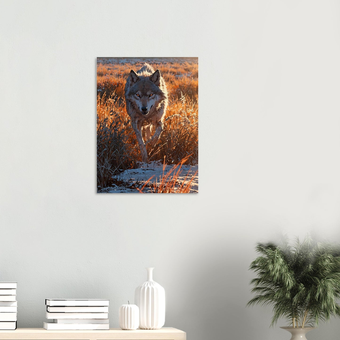 Affiche Louve, mise en situation dans un intérieur