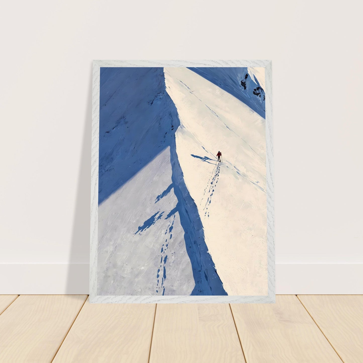 Affiche Coureur de Montagne encadrée, cadre bois (vue 2)