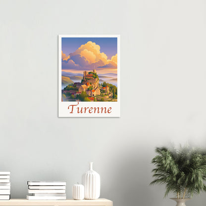 Affiche Turenne, mise en situation dans un intérieur