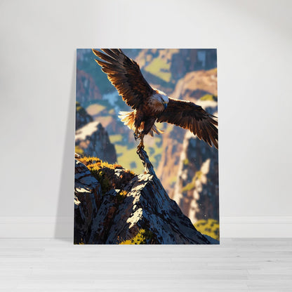 Affiche Aigle Royal, mise en situation dans un intérieur