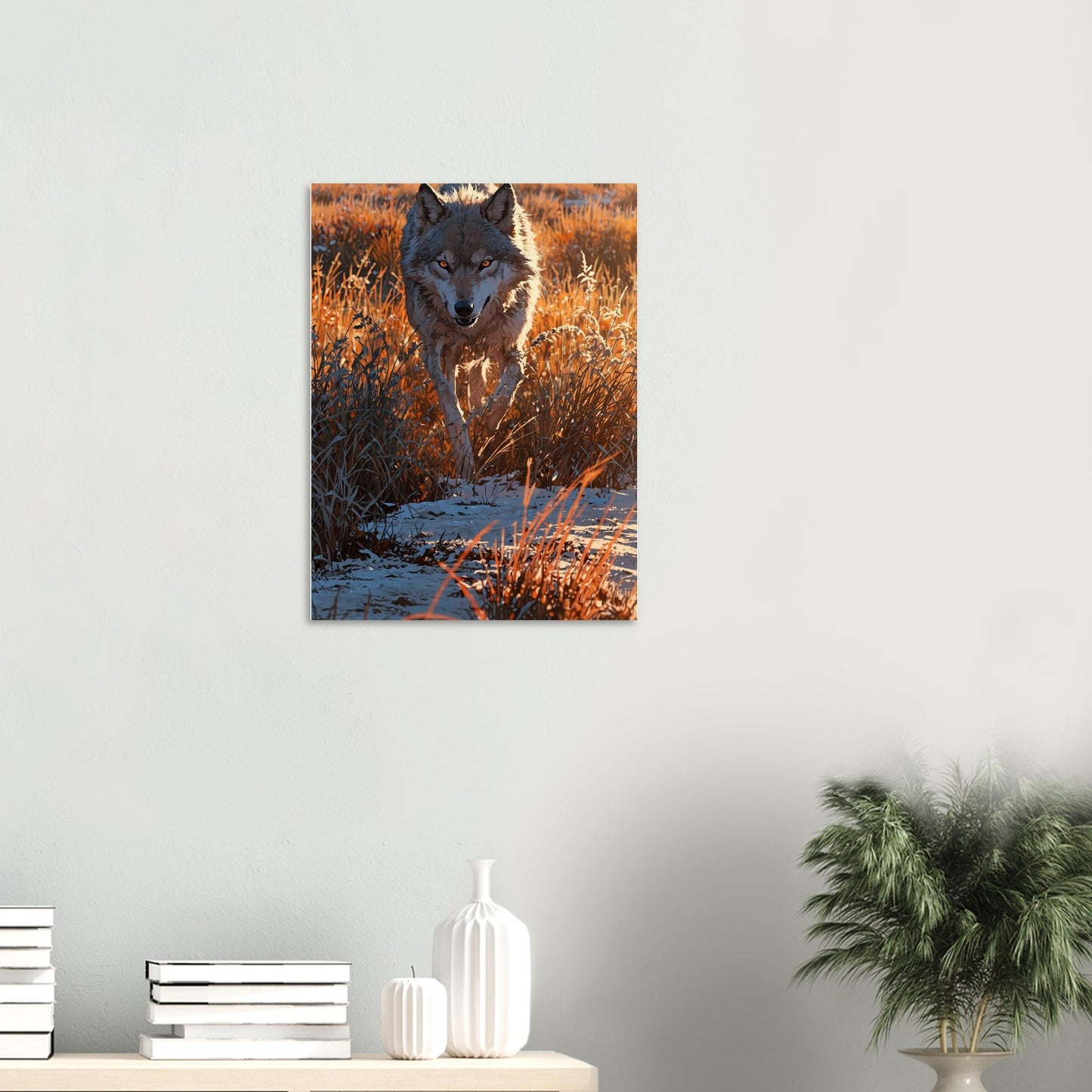Affiche illustrée Louve — poster rétro, impression beaux-arts 250g