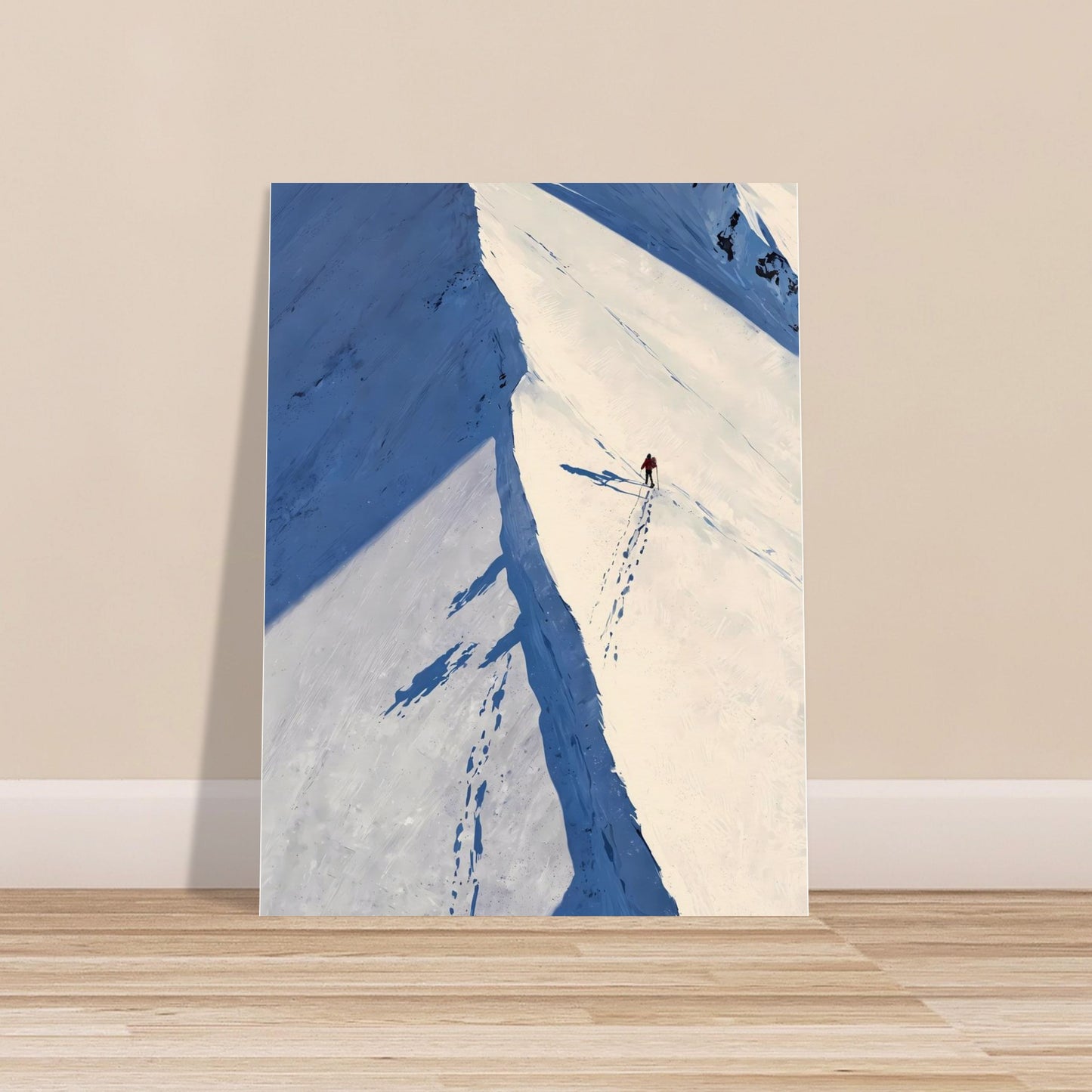 Affiche Coureur de Montagne, mise en situation dans un intérieur (vue 3)