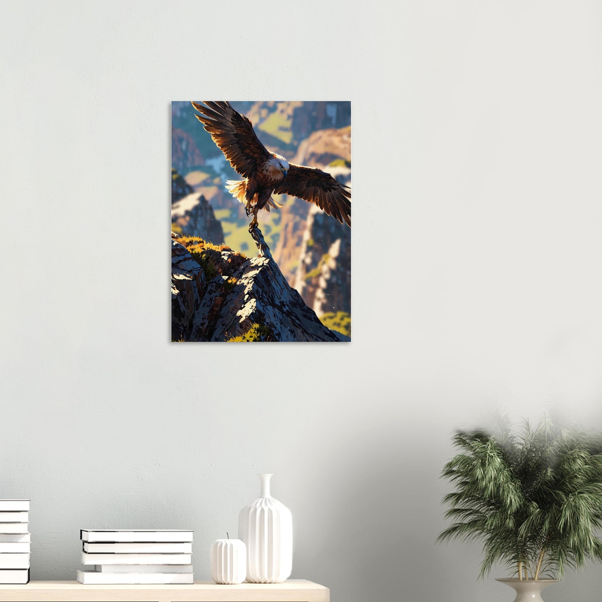 Affiche Aigle Royal, mise en situation dans un intérieur (vue 2)