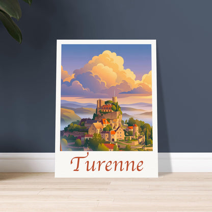 Affiche Turenne, mise en situation dans un intérieur (vue 2)