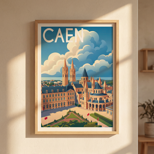 Affiche caen mockup