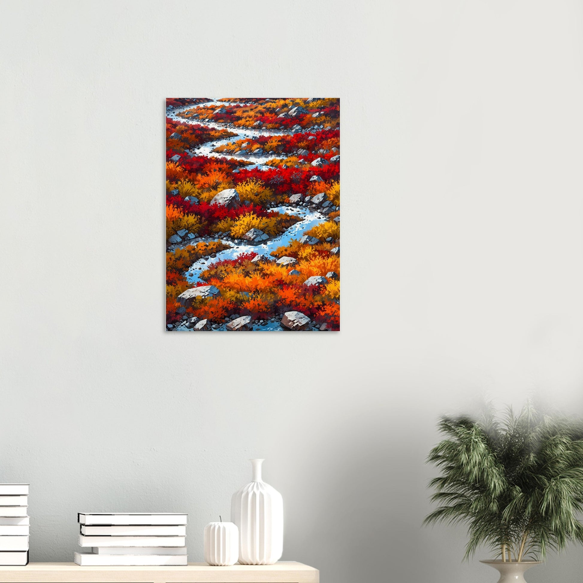 Affiche Toundra en Automne, mise en situation dans un intérieur (vue 2)
