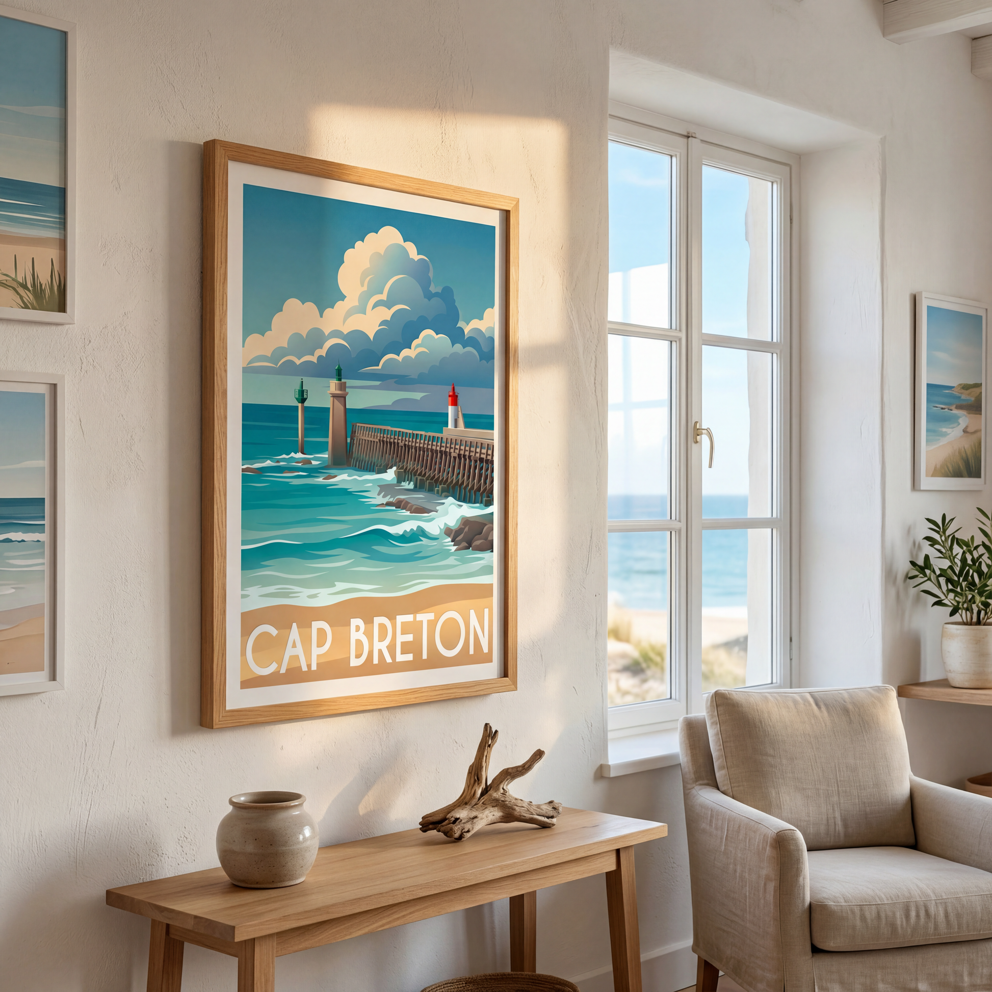 Affiche cap breton mockup