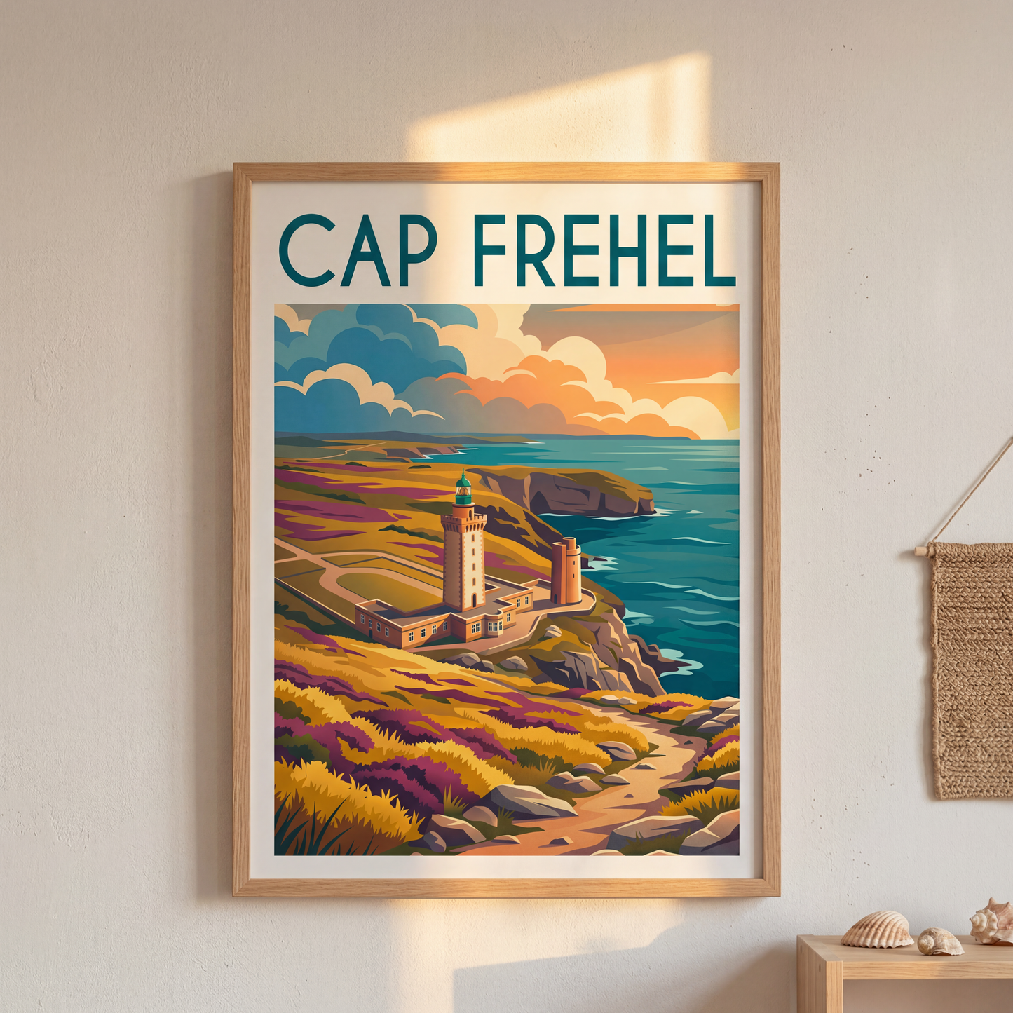 Affiche cap frehel mockup