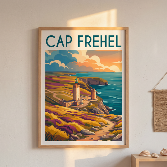 Affiche cap frehel mockup