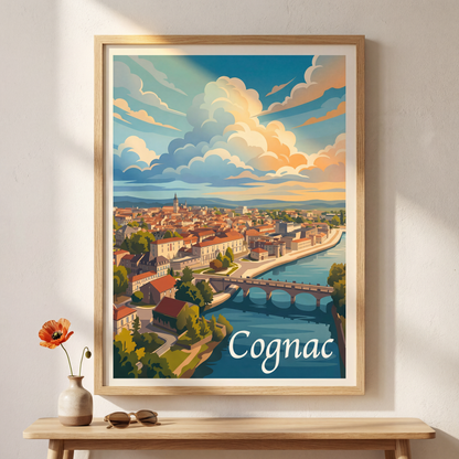 Affiche cognac mockup