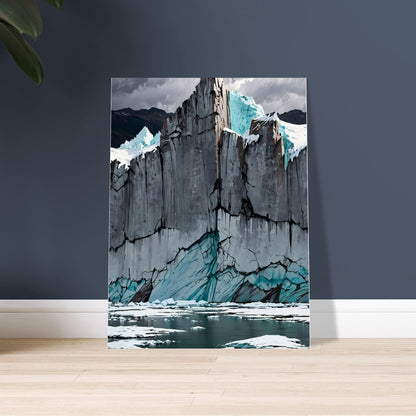 Affiche Glacier Bleu, mise en situation dans un intérieur (vue 2)