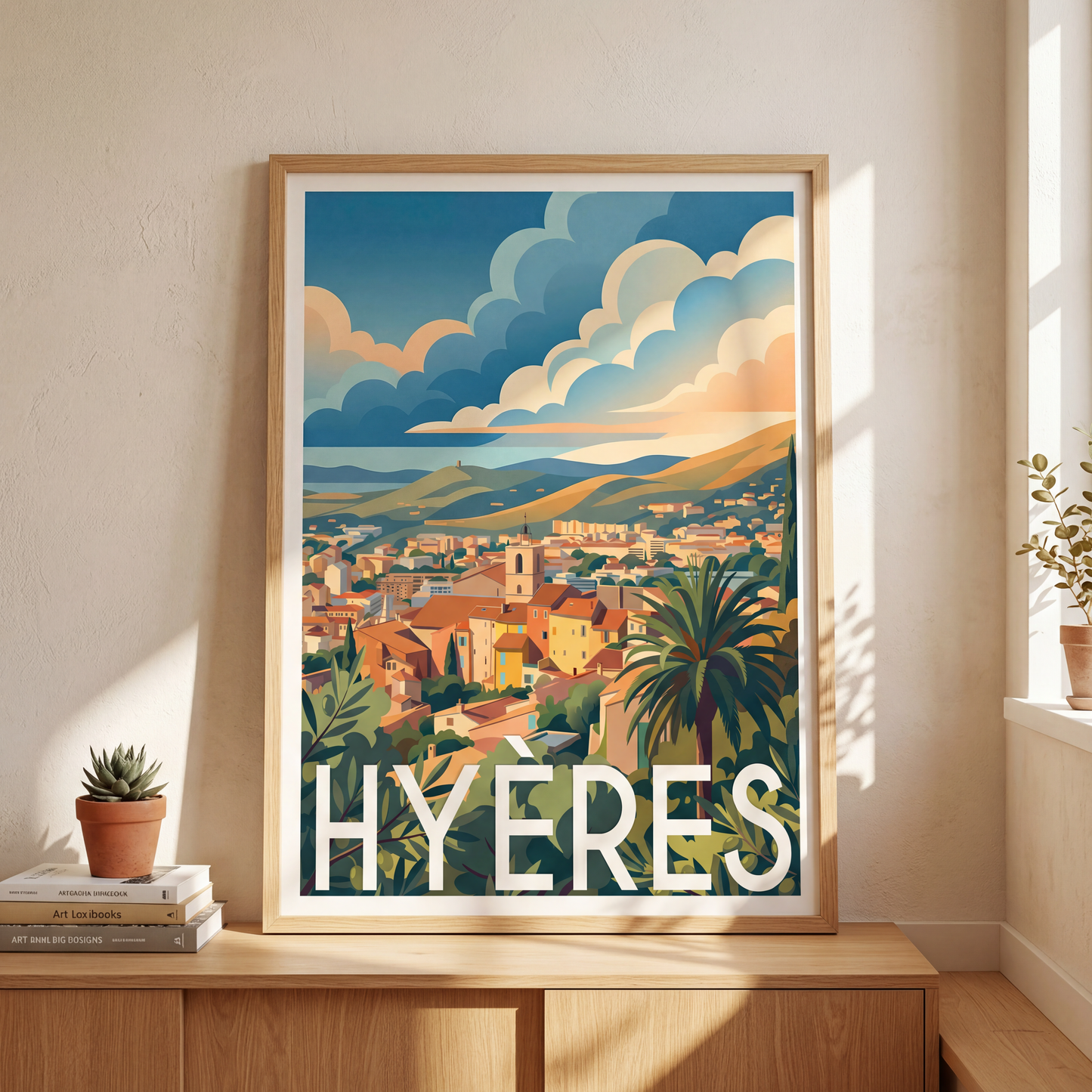 Affiche hyères mockup