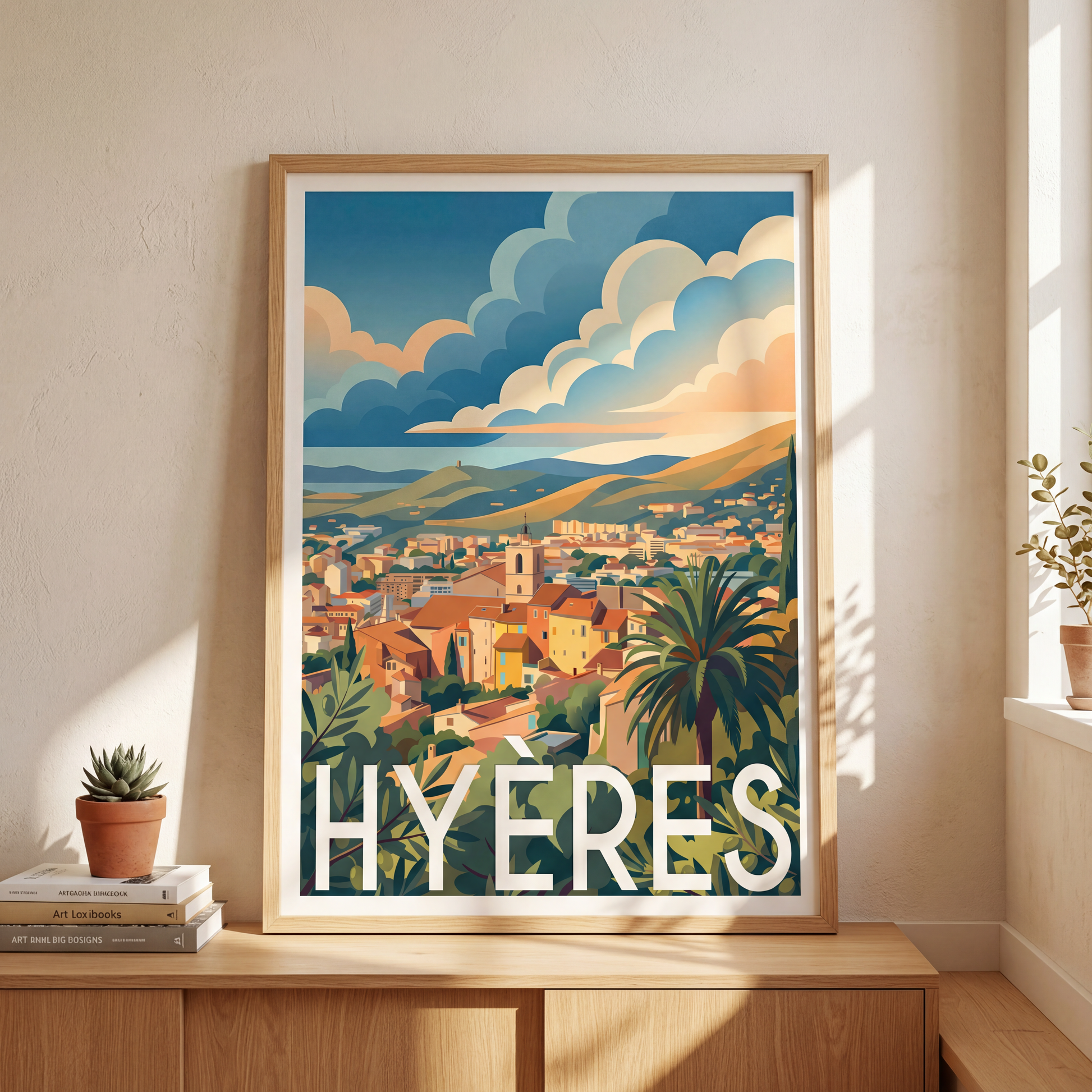 Affiche hyères mockup