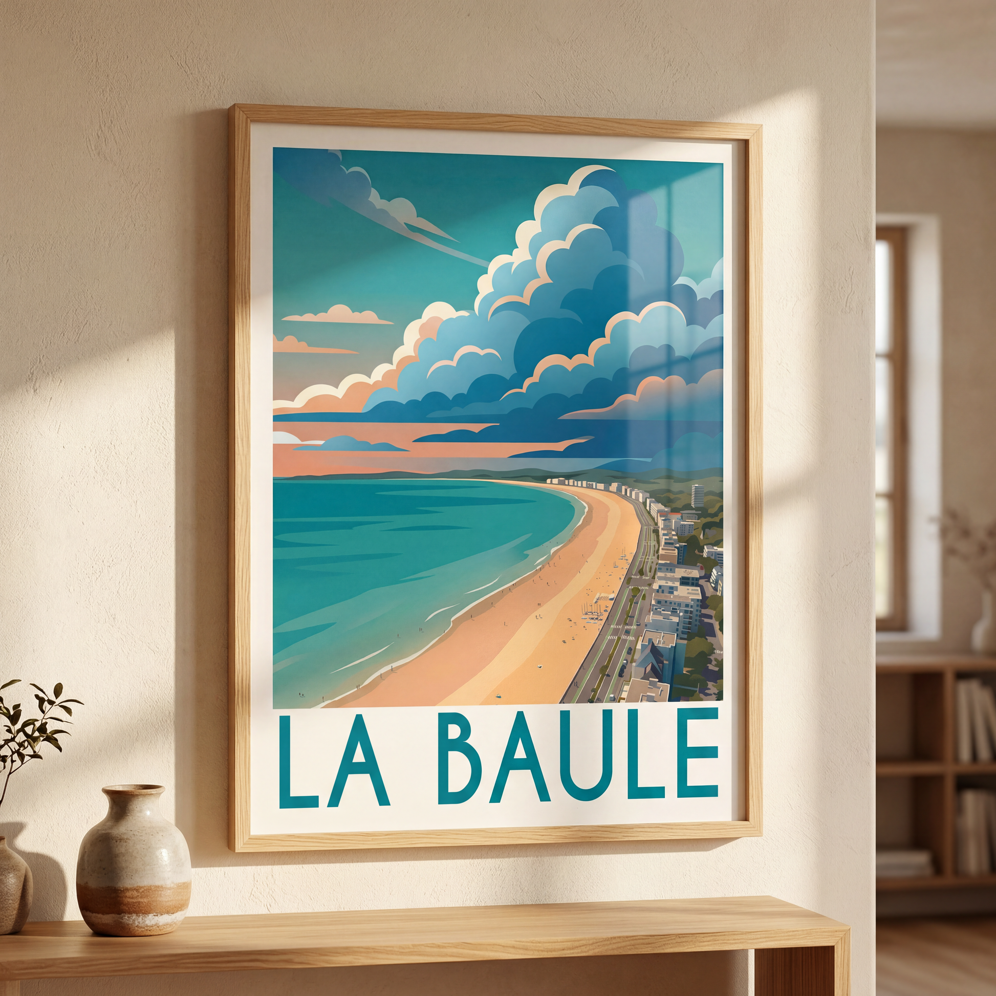 Affiche la baule mockup